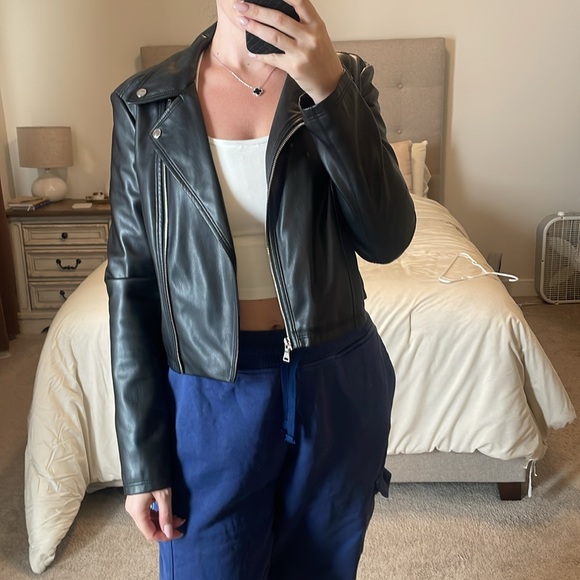 Express leather moto jacket - Picture 7 of 7